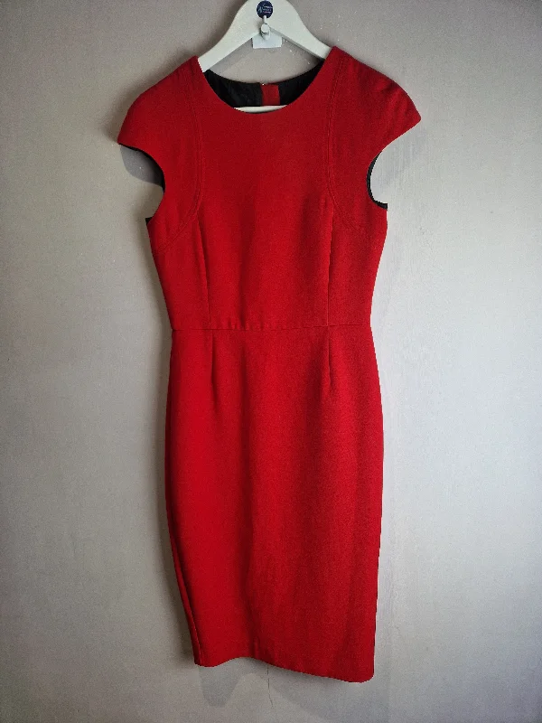 Zara Red fitted dress - medium