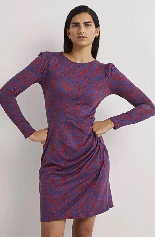 Boden navy jersey dress - size 8