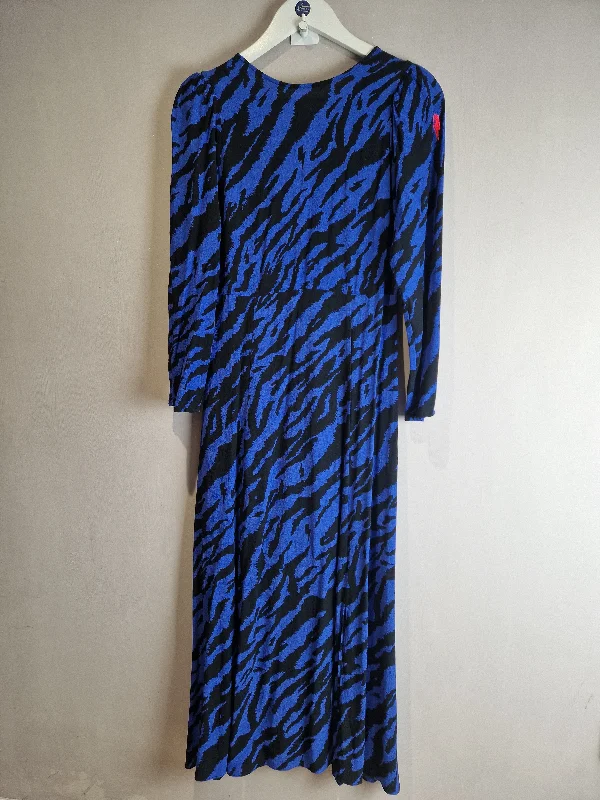 Scamp & Dude blue Zebra stripe dress - size 10