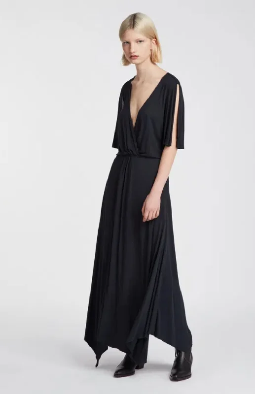 AllSaints black Amira Dress - Medium