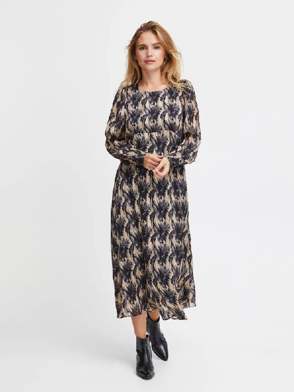 Pulz PzSabella Long Dress Frosted Almond
