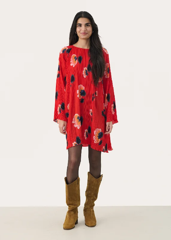 Milanas Pleated Dress