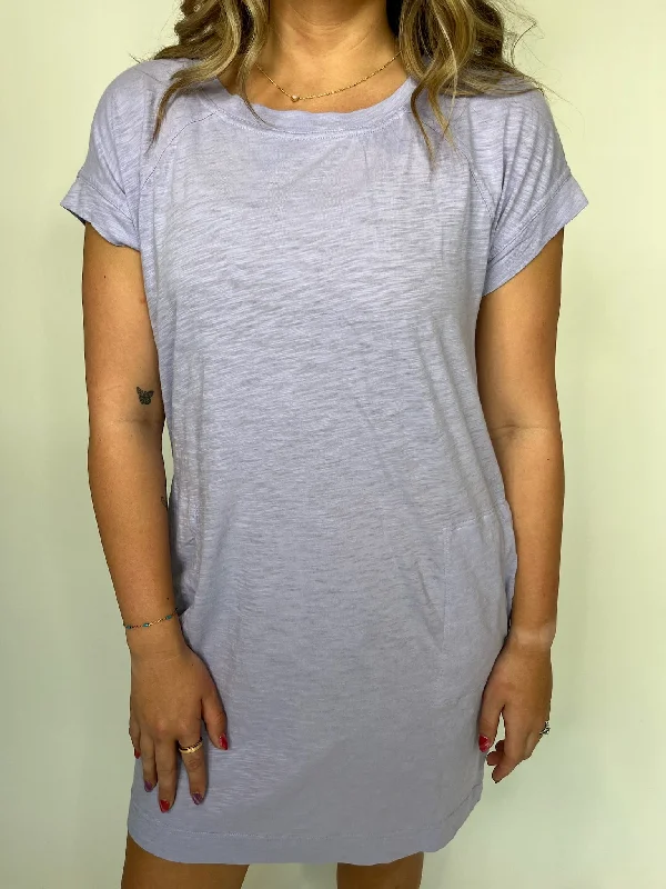 Bobi Short Sleeve Raglan Dress