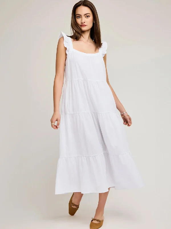 GENTLE FAWN CALIPSO DRESS - WHITE