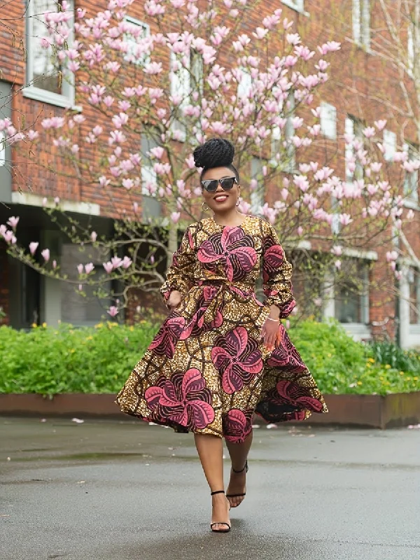 Plus Size Polychrome Dress