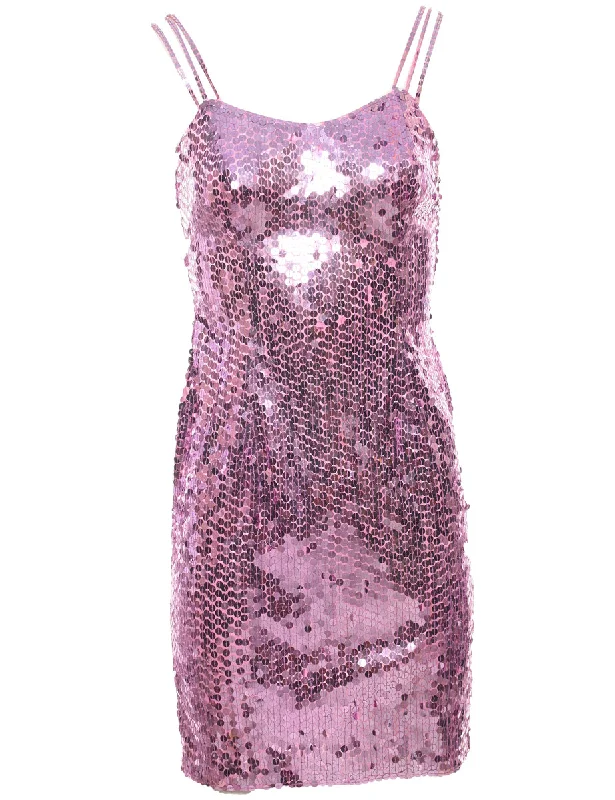 Sequined Evening Dress - XS