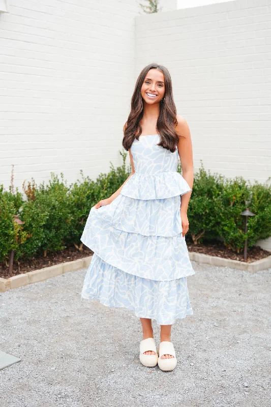 Sunday Blues Dress