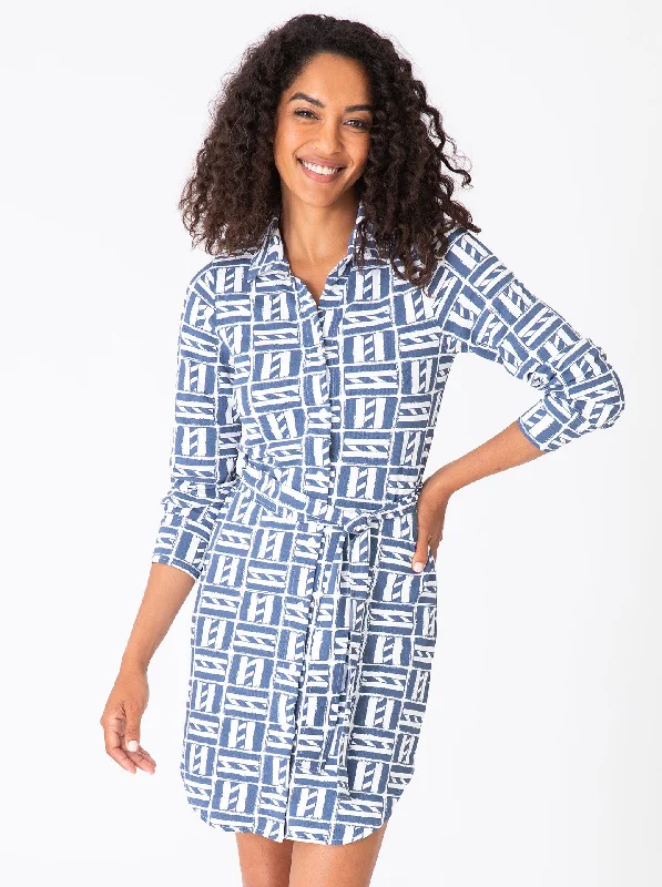 Daybreak Dress - Cape Cod in Navy