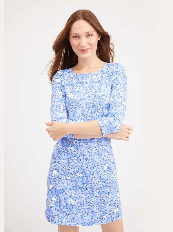 Bimini Dress - Beach Blossom in Regatta