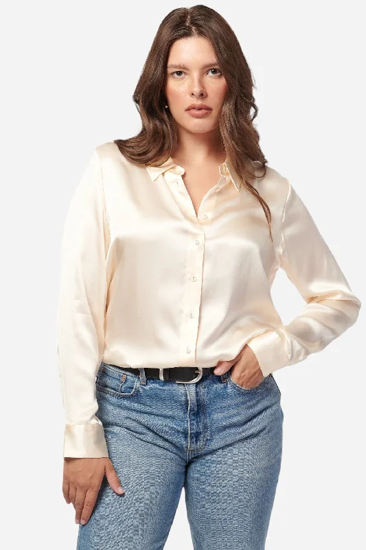 Camy NYC Crosby Blouse in Ceramic