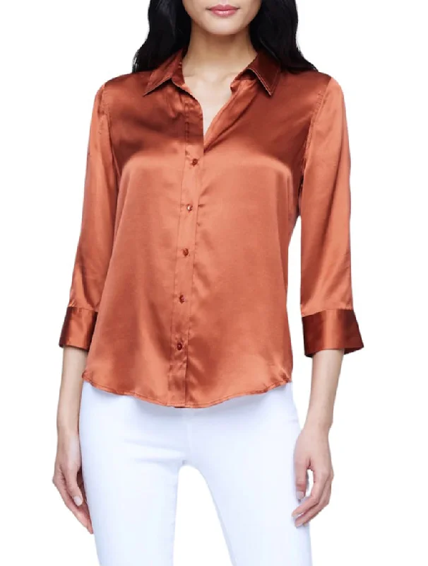 Dani 3/4 Sleeve Blouse - L’AGENCE