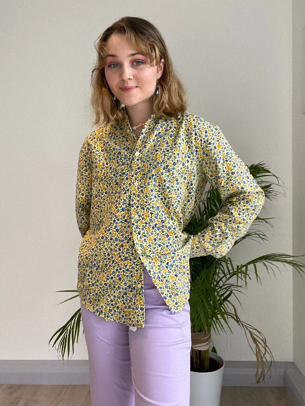 Vintage Floral Blouse