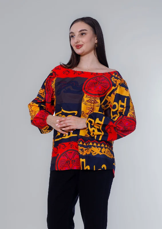 Soft Fabric Blouse (61) - Kava