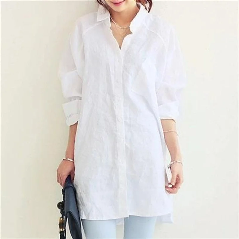 Womens Blouses Shirt Spring Summer Elegant Loose Tops