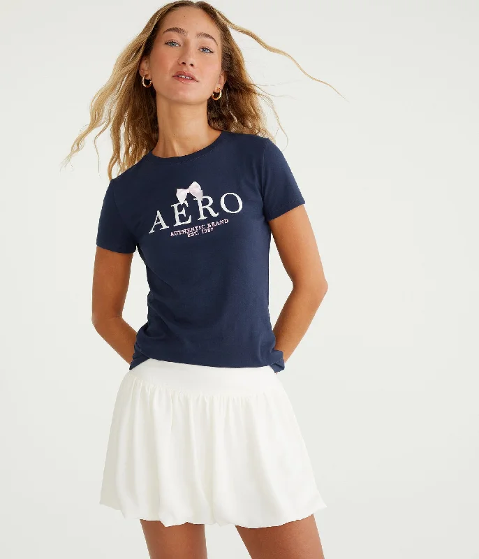 Aeropostale Bow Graphic Tee