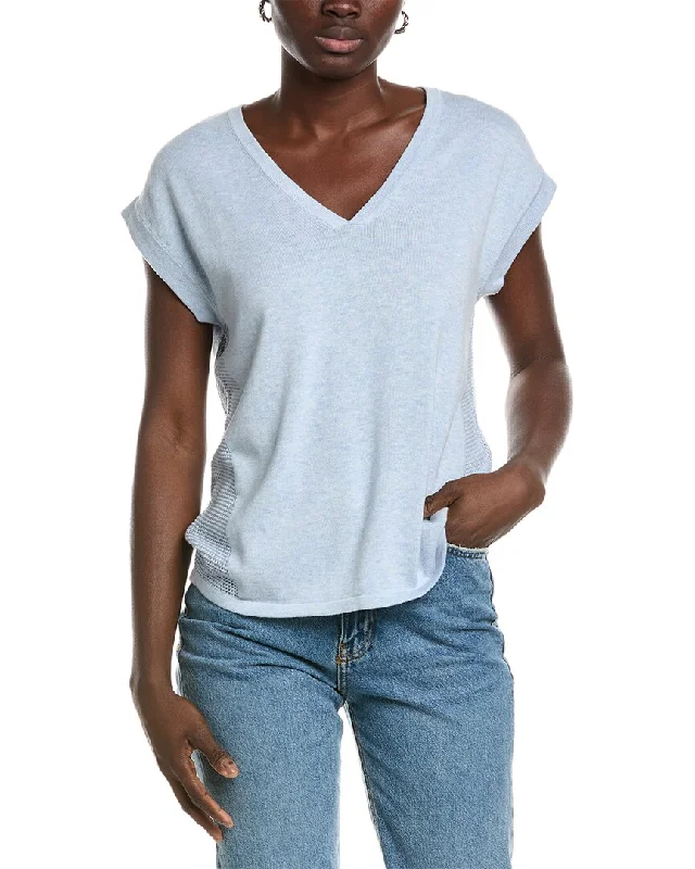 WISPR Veronica Silk-Blend T-Shirt