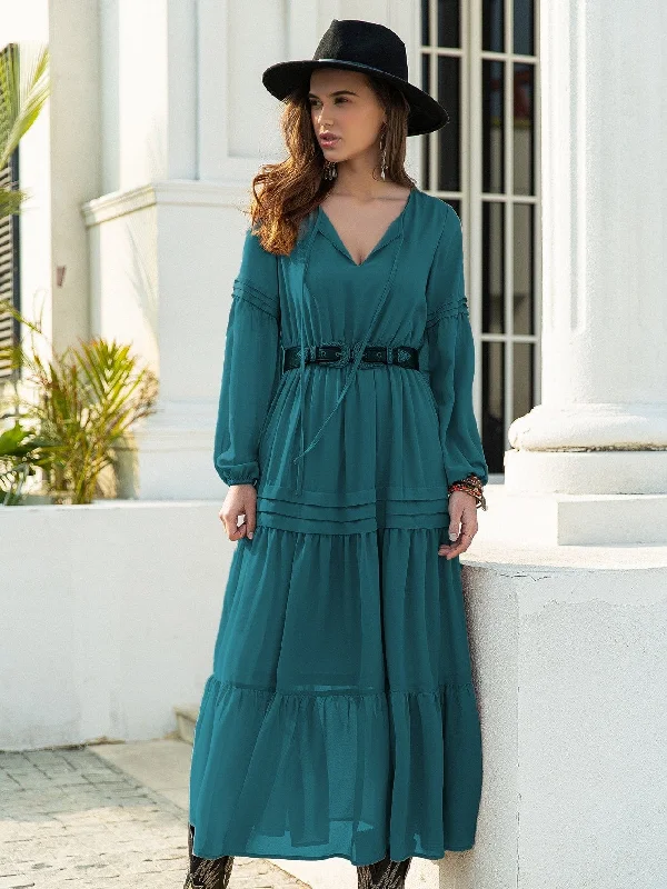 CLAIRE Maxi Dress - Teal