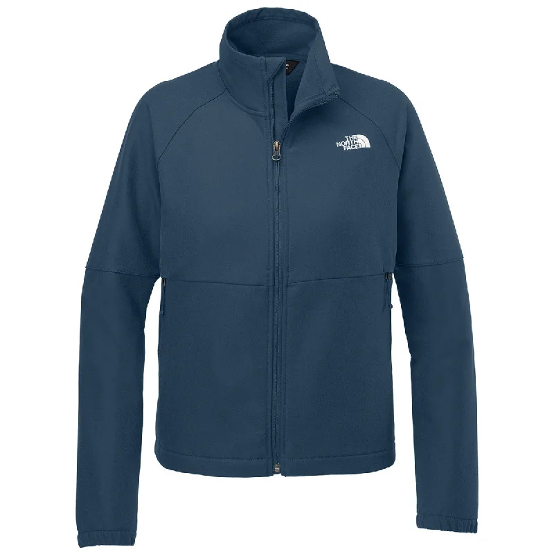 The North Face Women's Shady Blue Dark Heather Barr Lake Soft Shell Jacket