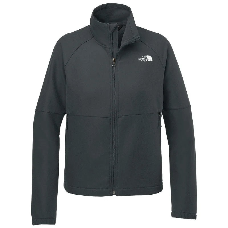 The North Face Women's Asphalt Grey Dark Heather Barr Lake Soft Shell Jacket