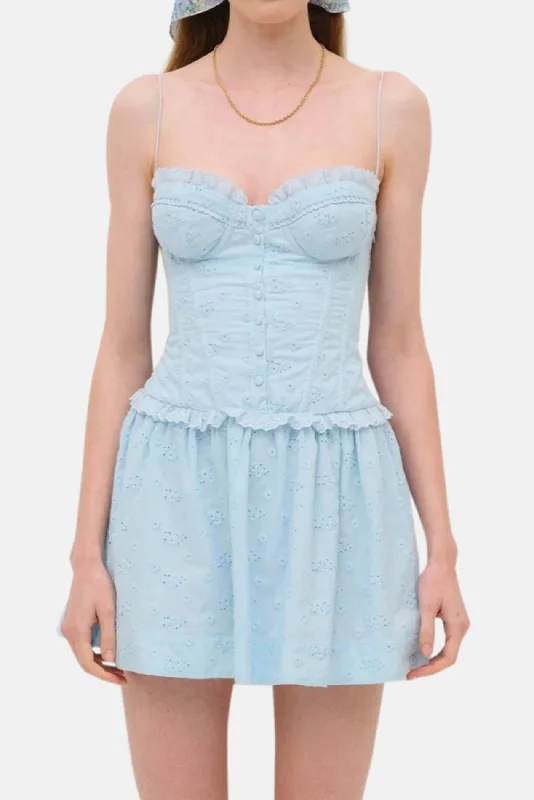 Marlowe Mini Dress Light Blue