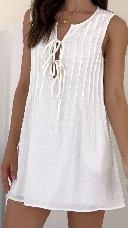 Sahara Mini Dress - White