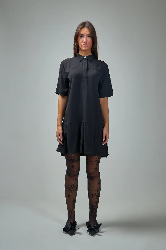 Viscose Twill Mini Dress