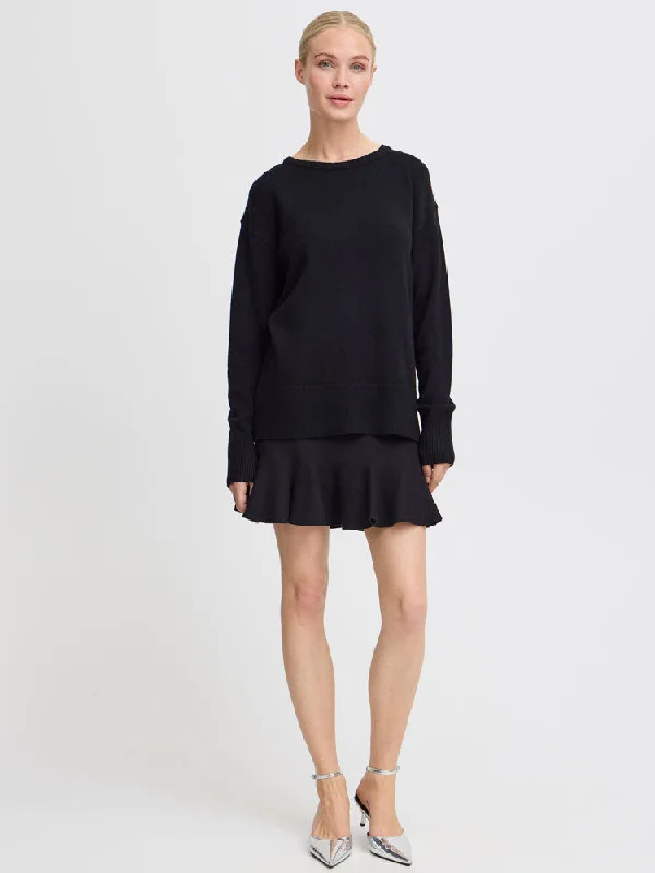 B Young ByNonina O-Neck Jumper Black