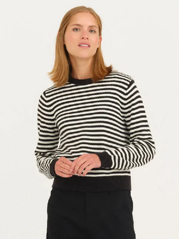 Ivy Copenhagen Skylar Jumper Black & White Striped