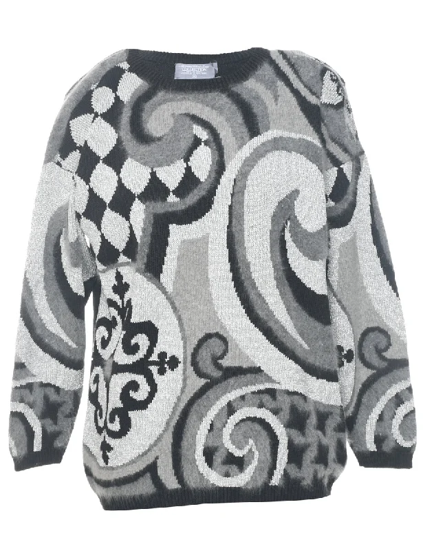 Patterned Jumper - M