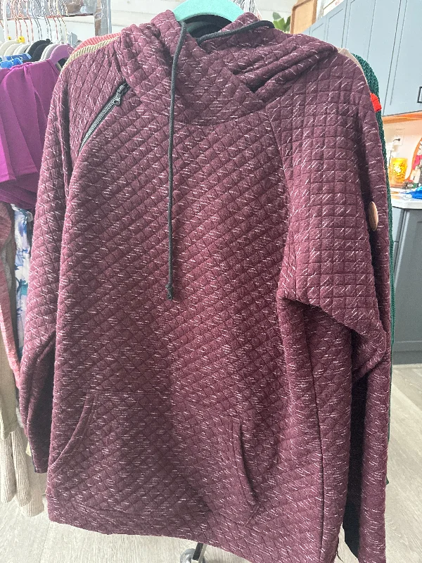 Burgundy Michelle Mae hoodie