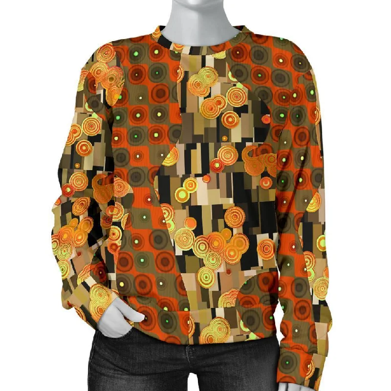 Klimt Print Pattern Women's Sweatshirt