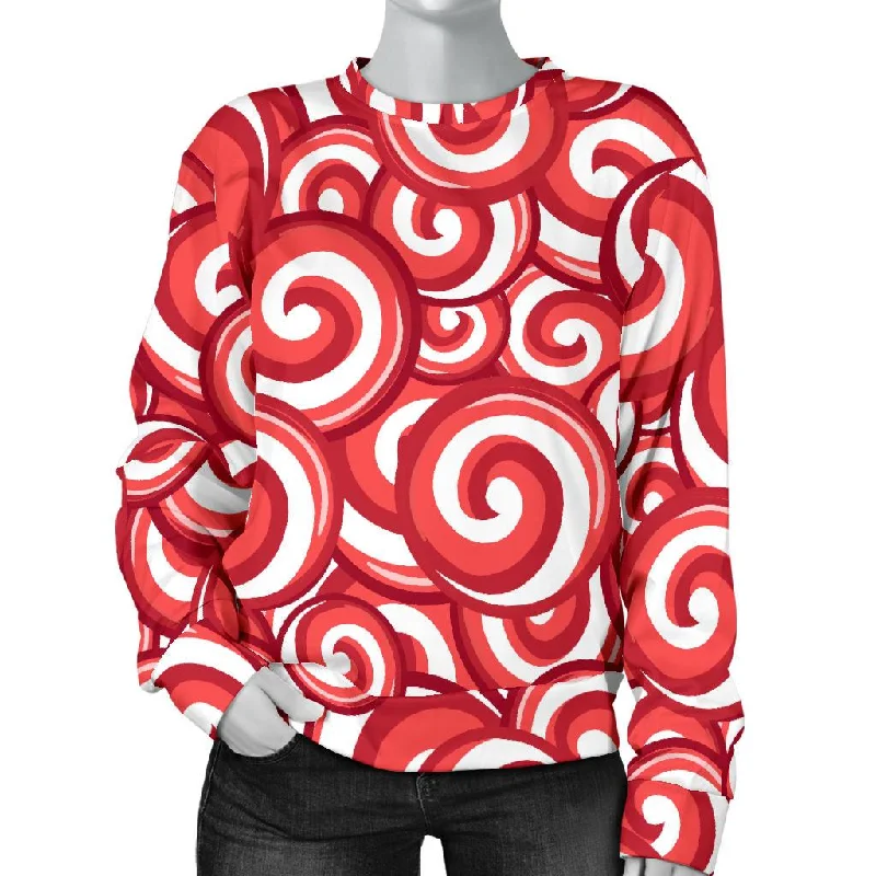 Lollipop Pattern Print Women's Sweatshirt