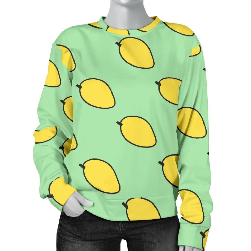 Mango Cute Pattern Print Women's Sweatshirt