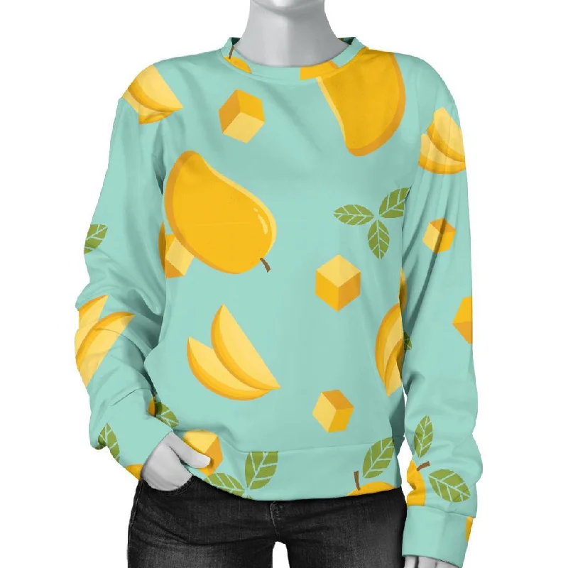 Mango Pastel Pattern Print Women's Sweatshirt