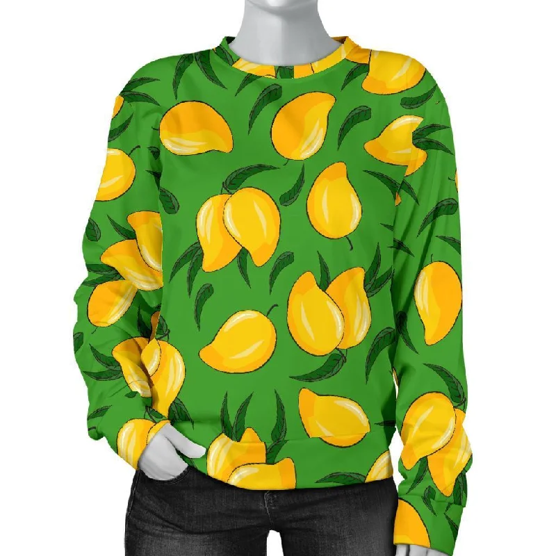 Mango Print Pattern Women's Sweatshirt