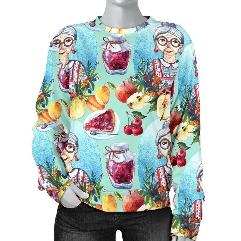 Nana Grandma Print Pattern Women's Sweatshirt