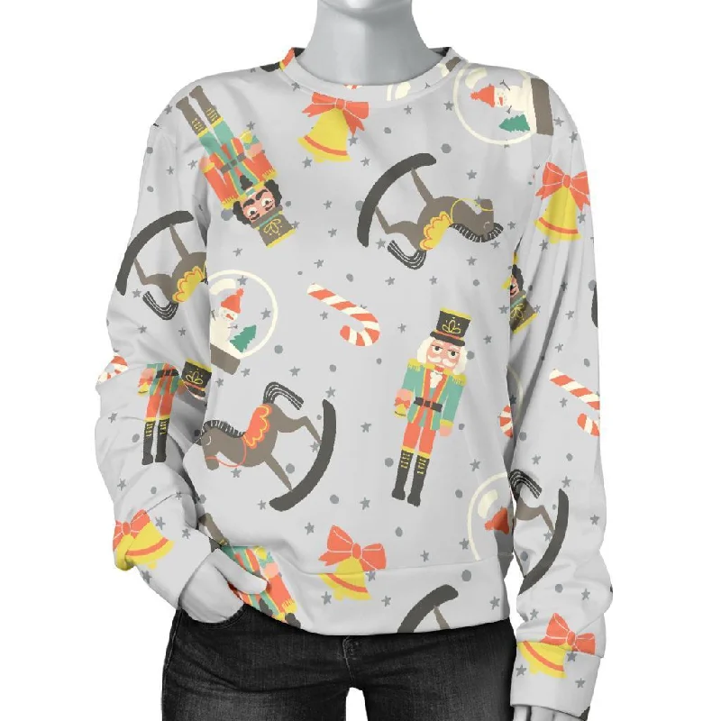 Nutcracker Pattern Print Women's Sweatshirt