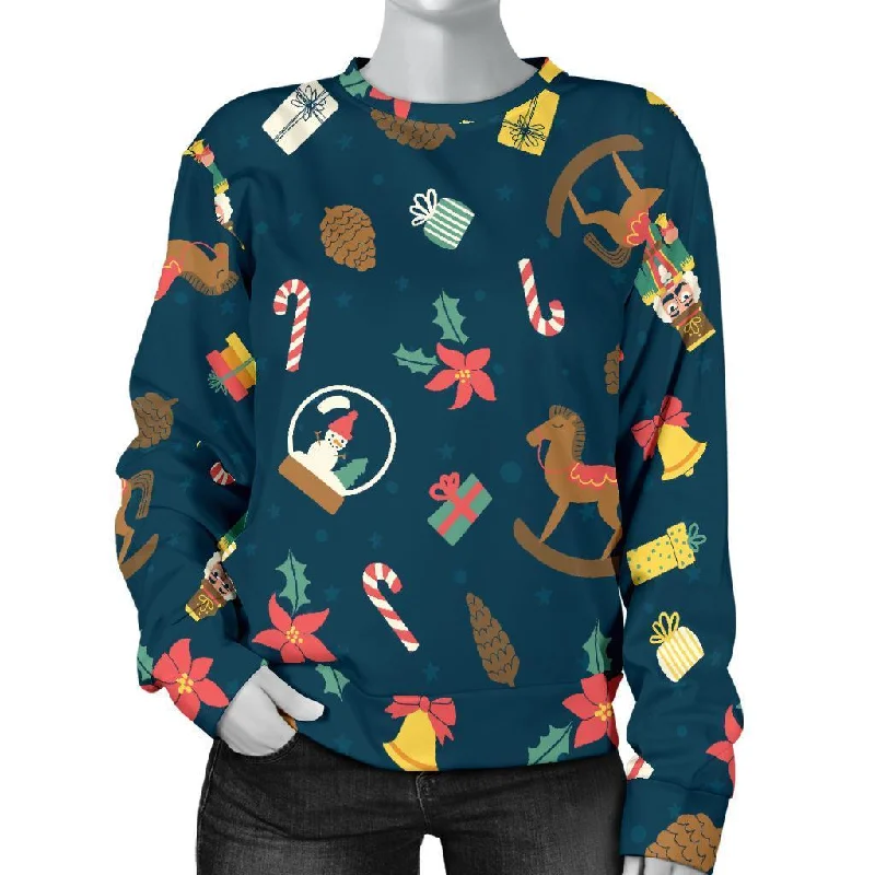 Nutcracker Print Pattern Women's Sweatshirt