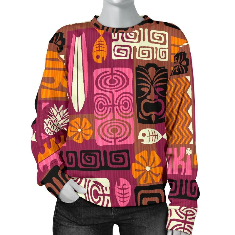 Pattern Print Ethnic Women's Sweatshirt