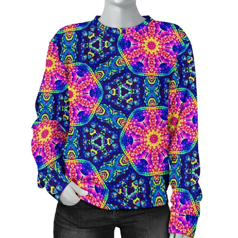 Pattern Print Kaleidoscope Women's Sweatshirt