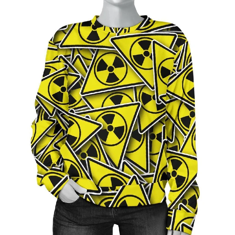 Pattern Print Radiation Women's Sweatshirt