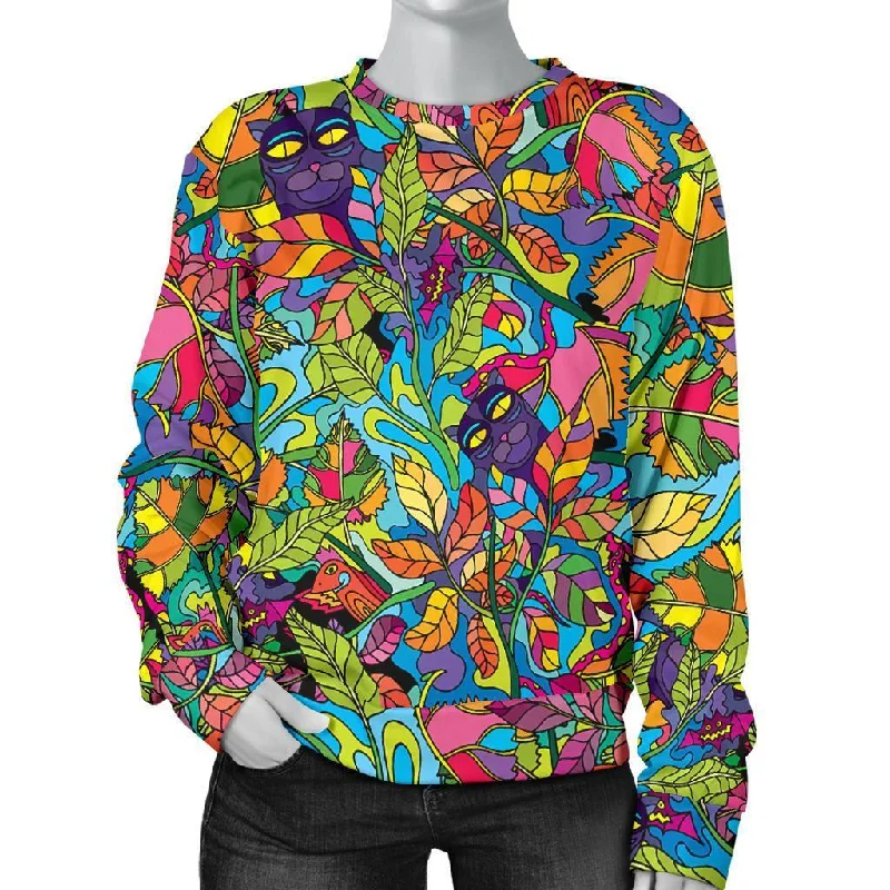 Pattern Print Trippy Women's Sweatshirt