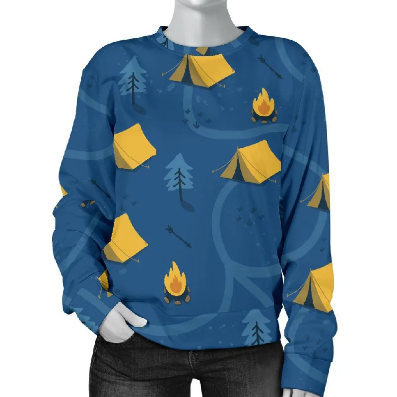 Print Camper Pattern Women's Sweatshirt