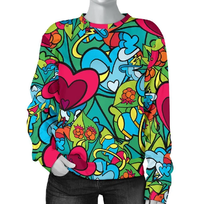 Print PatternTrippy Women's Sweatshirt