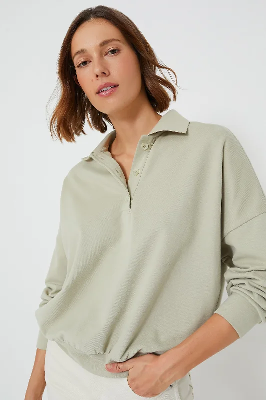 Sage Bode Polo Sweatshirt