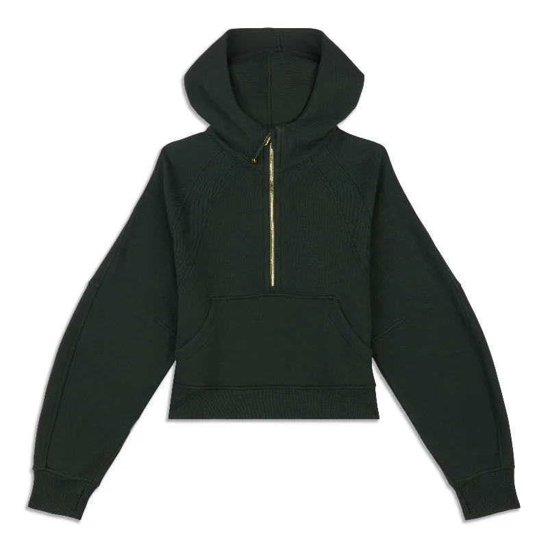 Scuba Oversized Half-Zip Hoodie - Resale