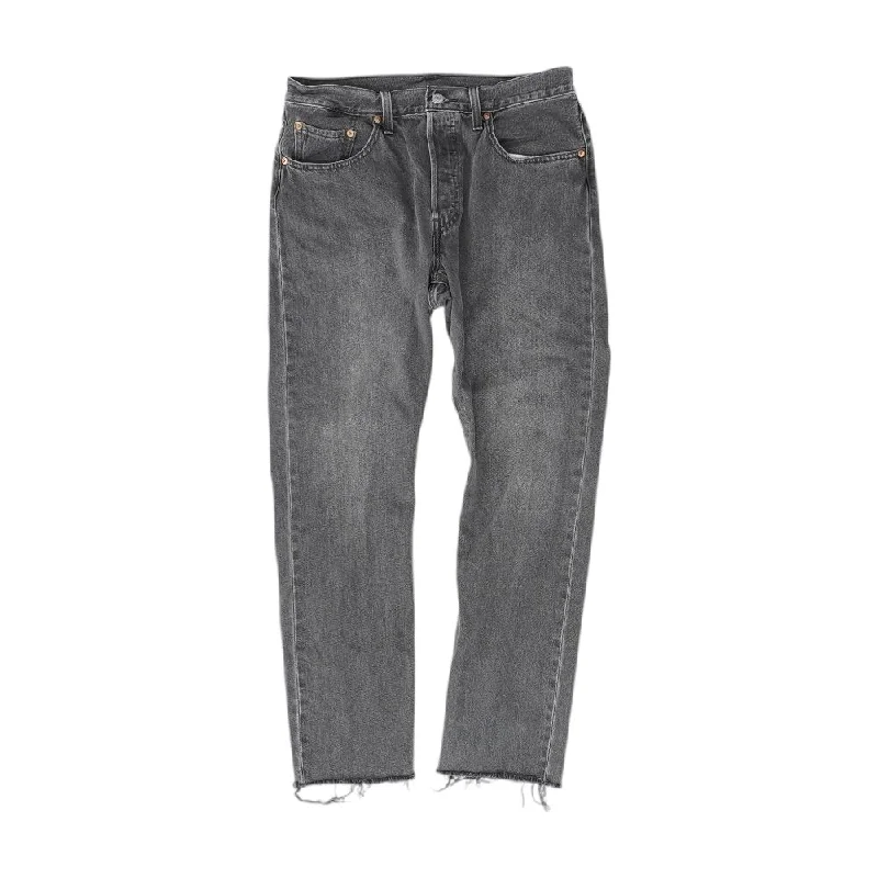 501 Gray Solid Jeans