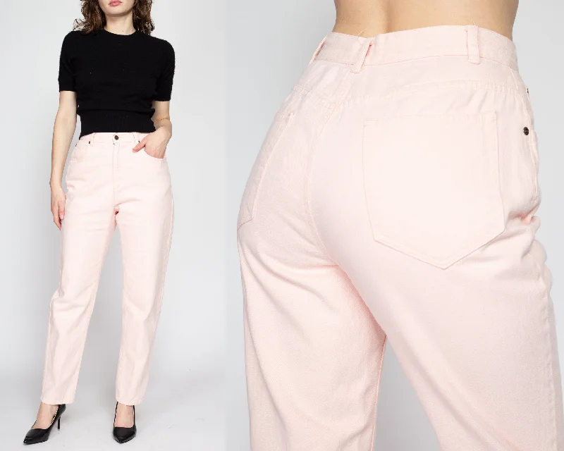 Medium 90s Liz Claiborne Light Pink Mom Jeans 28"