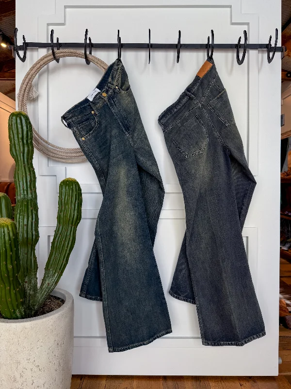 The McKinney High Rise Wide Leg Jean