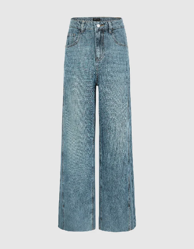 Wide-Leg Jeans